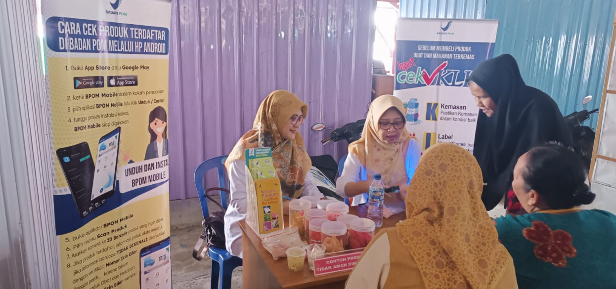 Sinergi BBPOM di Semarang dan Pemerintah Kabupaten Boyolali Pastikan Pangan Aman di  Pasar Cepogo